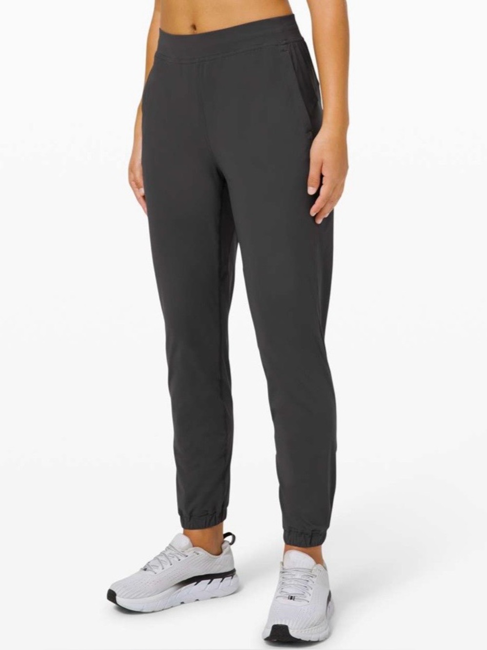 Lululemon Adapted State Jogger Pants Sz 2 Graphite High Rise Zip Travel LW5CVMS